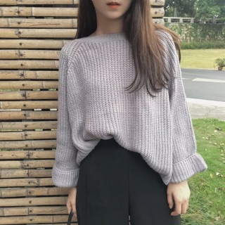 Áo len ống tay rộng