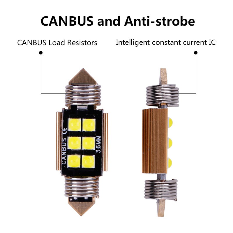 Bóng đèn festoon LYMOYO LED C5W 31mm 36mm 39mm 41mm SMD chuyên dụng dành cho xe hơi