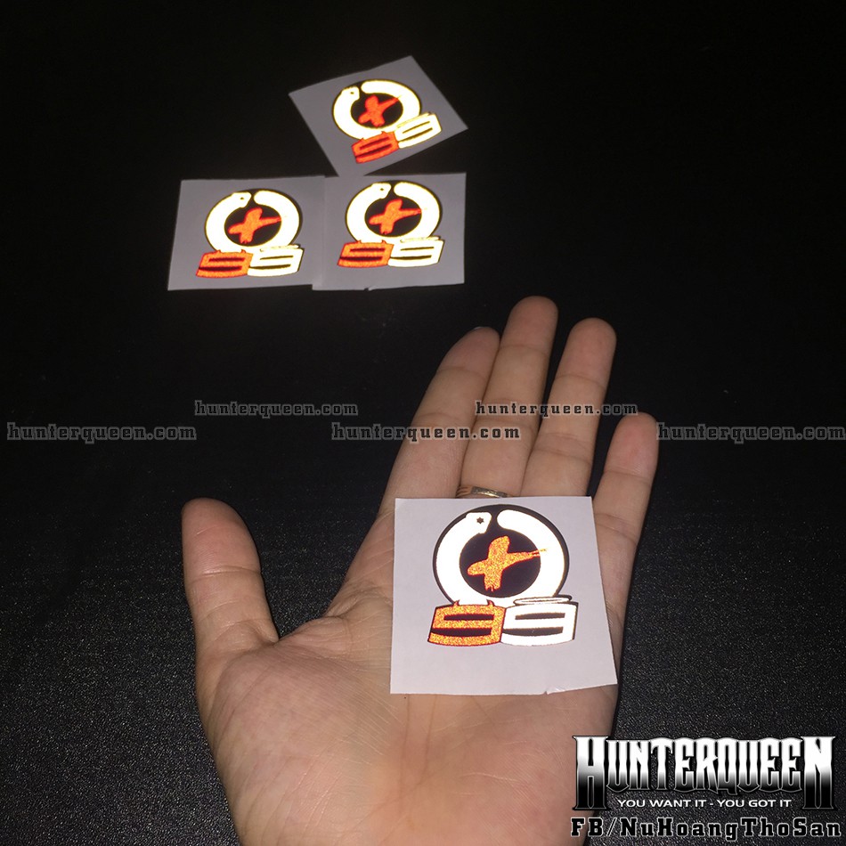 Combo 4 logo hình dán Lorenzo 99 phản quang [3x4cm]. Decal cao cấp chống nước, tem dán trang trí nón bảo hiểm