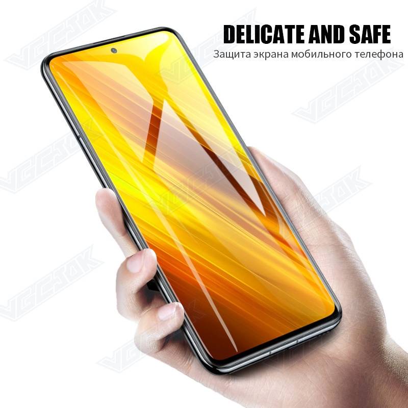 Ốp điện thoại kính cường lực 9H cho Xiaomi Mi Mix 2S Max 2 3 Mi 8 SE Lite Poco X3 NFC F1 F2 Pro