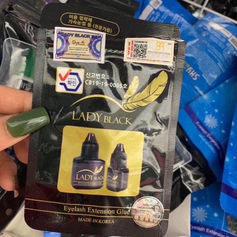 [SALE KHỦNG] Keo nối mi LADY BLACK chính hãng