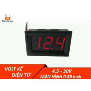 Vôn kế điện tử 0.56inch 4.50-30.0V