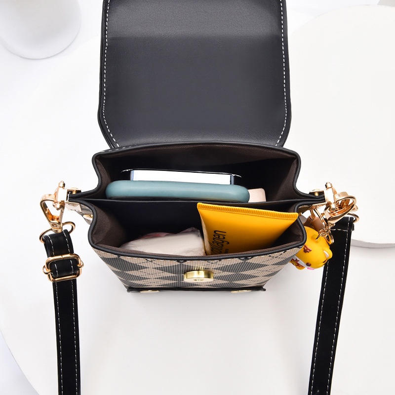 Ielgy Túi Đeo Chéo Đựng Điện Thoại Đính Kim Cương Cảm Giác Cao Thiết Kế Nhỏ Gọn Dành Cho Bạn Nữ