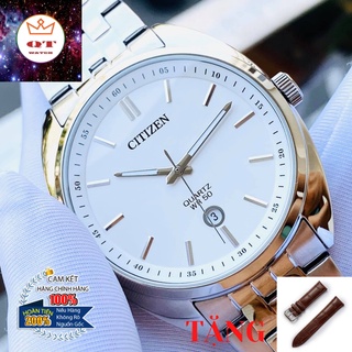 Đồng hồ nam citizen quart bi5090-50a chính hãng tặng dây da cao cấp