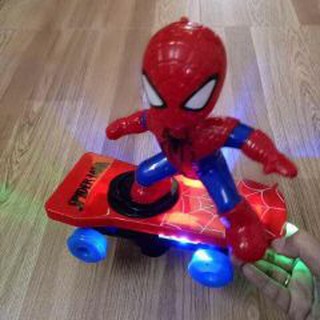 Đồ chơi người nhện trượt ván cho bé