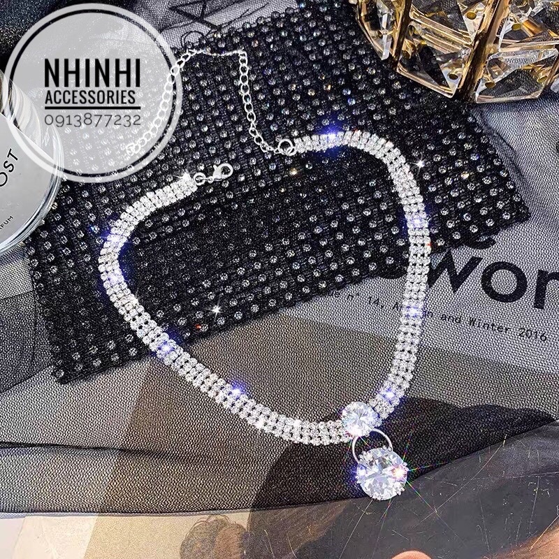 Chocker vòng cổ đá sang chảnh C001