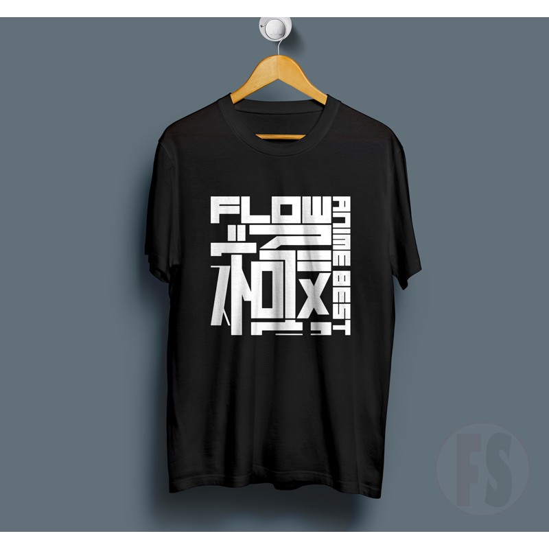 (sale) Áo FLOW Anime Best Kiwami màu đen cực chất