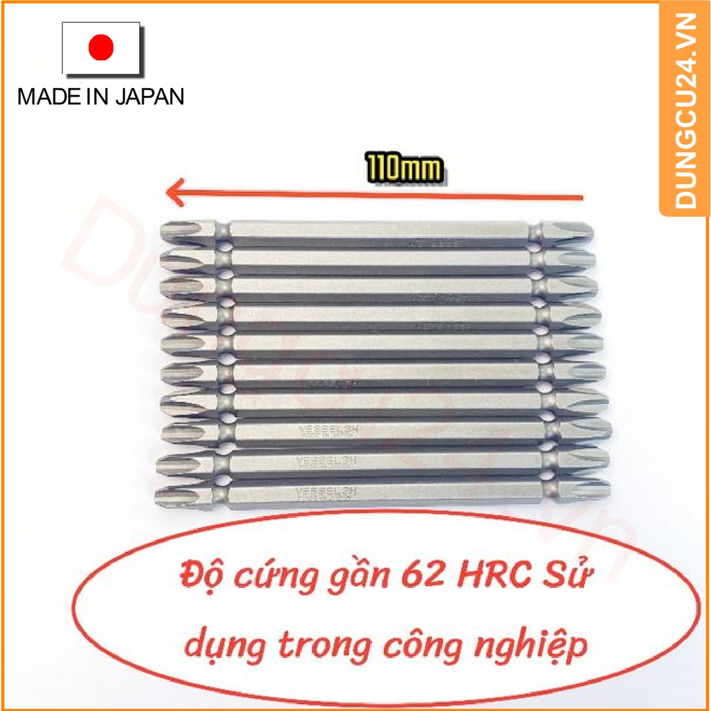 Mũi vít Vessel A14+2x150H & A14+3x110mm Nhật bản