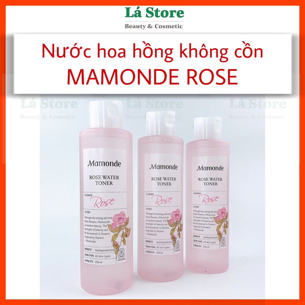 HÀNG CHÍNH HÃNG-Nước Hoa Hồng Mamonde Rose Water Toner 250ML