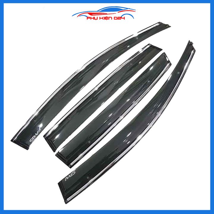 Vè mưa CRV 2012-2013-2014-2015-2016-2017 vè chỉ mạ che mưa bảo vệ xe