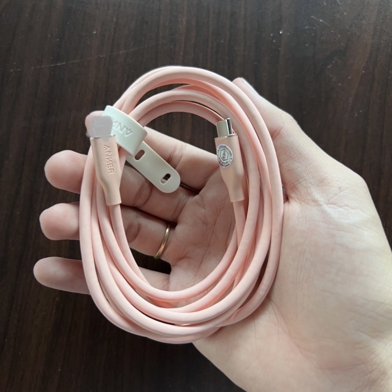 Dây Cáp Sạc Anker A8662 0.9m và A8663 1.8m PowerLine III Flow USB-C to L - Chính Hãng