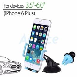 Giá đỡ / kẹp điện thoại gắn xe hơi đa năng 2 in 1 xoay 360