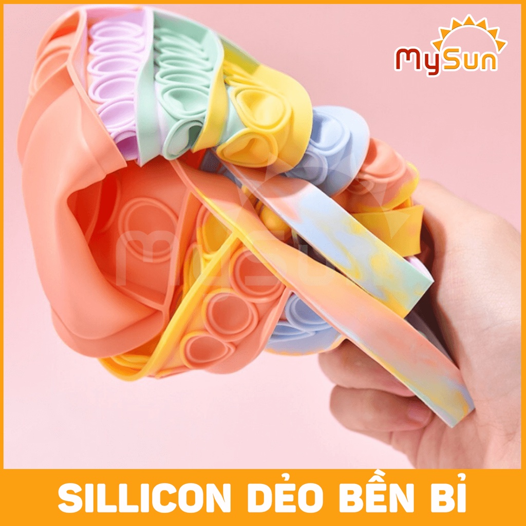 Pop it đồ chơi bàn cờ 2 người chơi to khổng lồ 30 cm kèm xúc xắc giảm căng thẳng cho bé – MySun