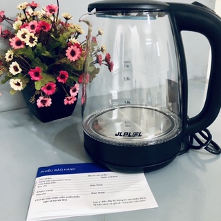 Ấm Siêu Tốc Thủy Tinh - Bình Đun Siêu Tốc 1,8L
