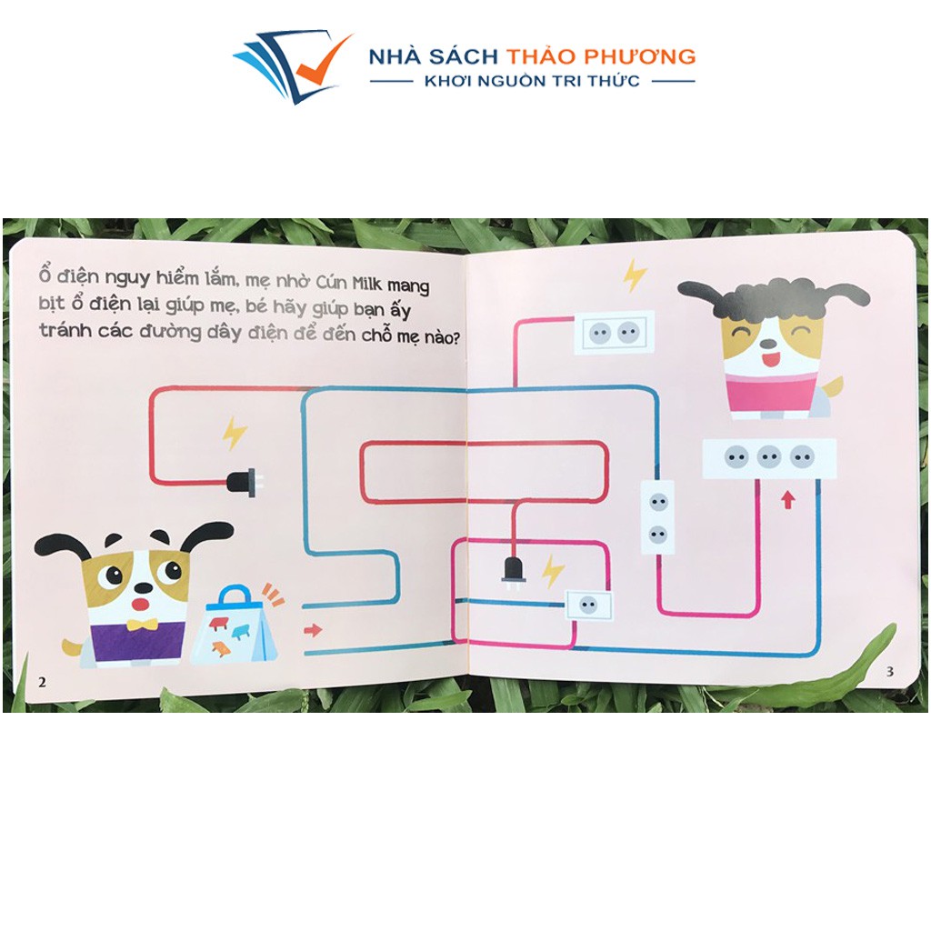 Sách - Mê cung phát triển kỹ năng: An toàn giúp bé rèn tư duy và khả năng tập trung