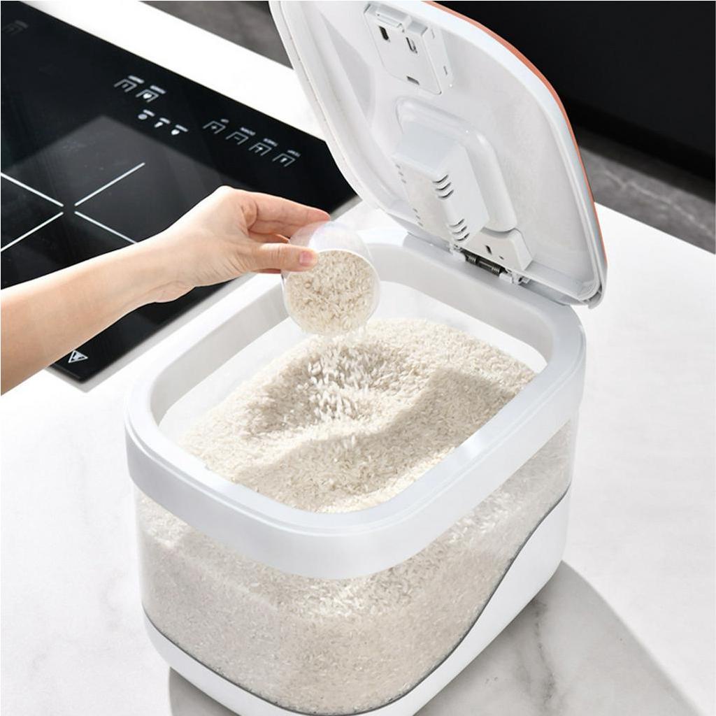 Thùng Đựng Gạo Thông Minh - Chống Ẩm Loại 5kg và 10kg - dung tích lớn hợp vệ sinh cho nhà hàng gia đình - Nitrogen071