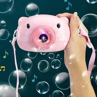 Máy thổi bong bóng hình heo dễ thương có phát nhạc