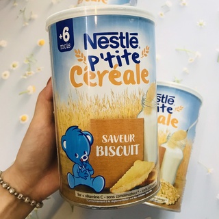 Bột lắc sữa Nestle Pháp đủ vị cho bé từ 6 tháng tuổi, giúp bé no lâu, ngủ ngon hơn 400gr