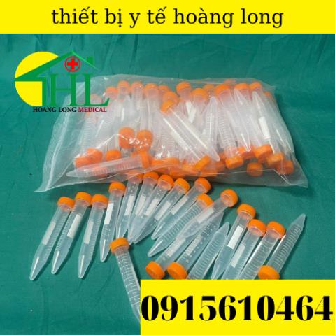 Ống ly tâm Falcon 10ml đáy nhọn chuyên dụng túi 100 cái