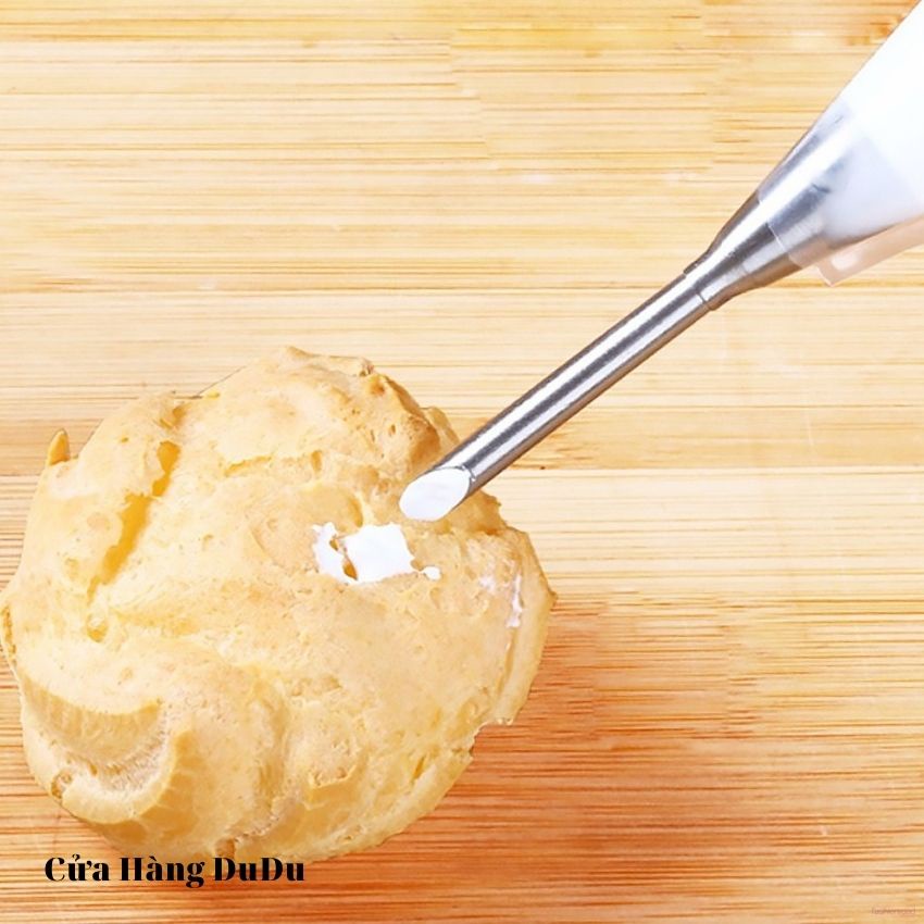 🌻 Đui Bơm Nhân Bánh Su Kem Bằng Thép Không Gỉ - Đầu Bơm Nhân Su Kem NC5051 🌻