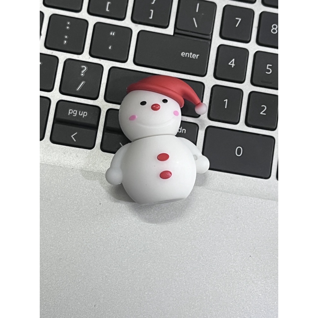 Mới USB 2.0 1GB 2GB 4GB 8GB 16GB 32GB 64GB 128GB Bằng Silicon Hình Ông Già Noel Đội Nón