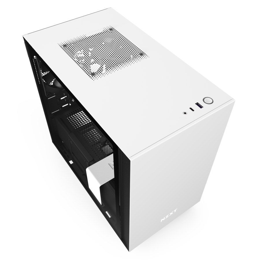 Vỏ Case NZXT H210i MATTE WHITE (TRẮNG) - Mini iTX