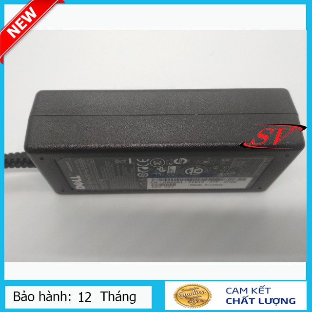 [SẠC ZIN] Sạc laptop dell 3,34 kim nhỏ 65W kích thước chân sạc Φ4.5×Φ3.0 - dây nguồn volex