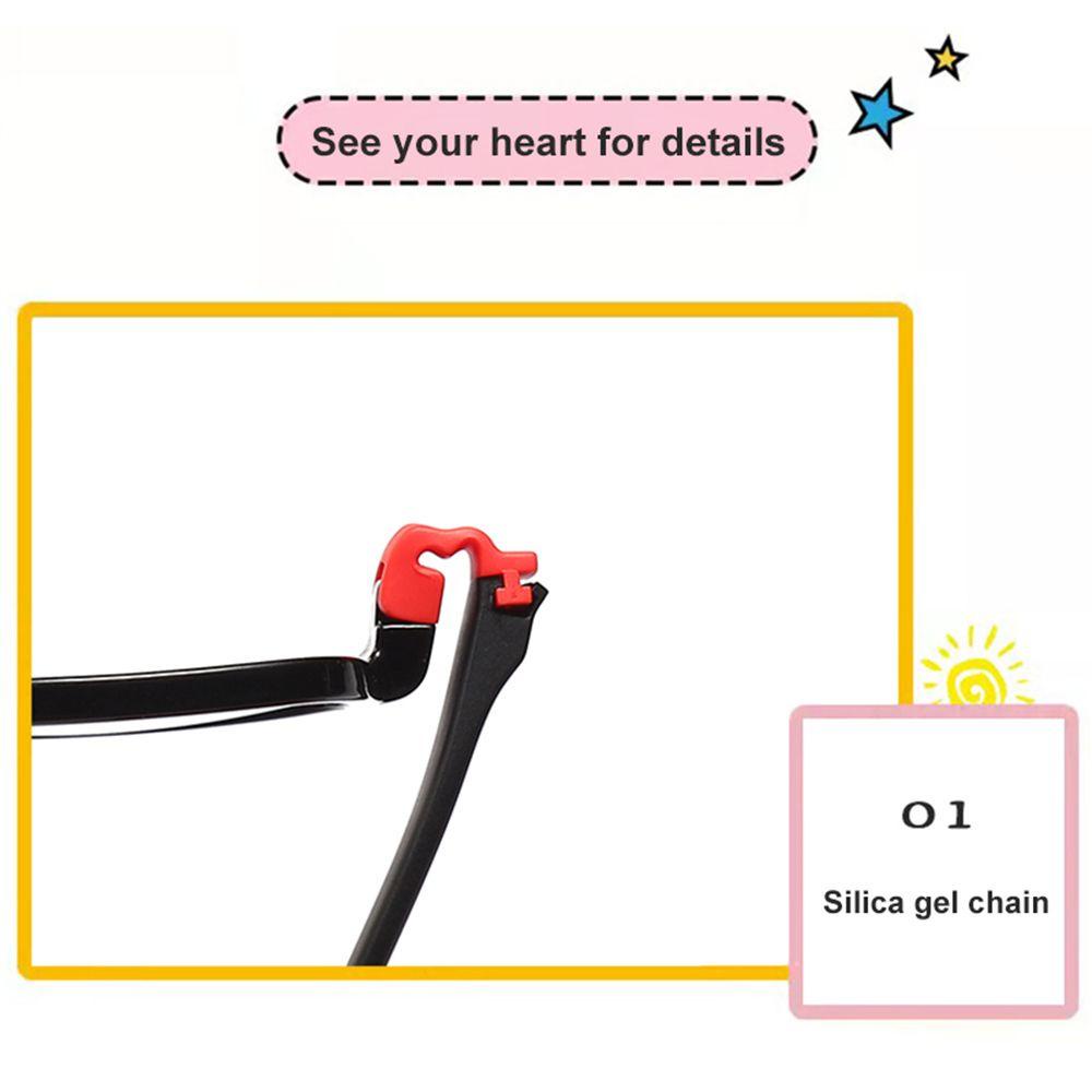KAREN Ultralight Anti-blue Light Glasses Anti-blue Rays Kids Eyeglasses Soft Frame Goggle Vision Care Blocking Reflective Boys Girls Fashion Radiation Protection Silicone TR Eyewear/Multicolor