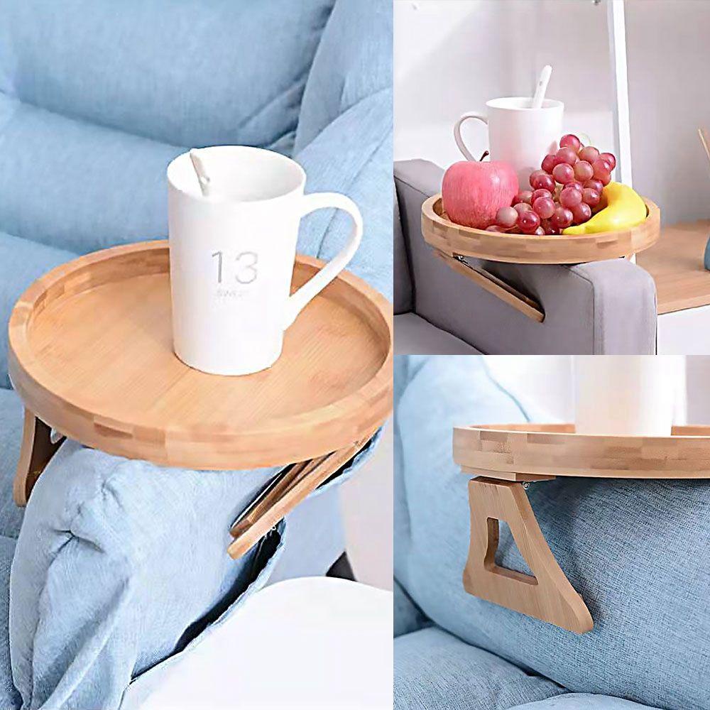 Bàn Gỗ NICKOLAS Tròn Mini Để Bên Bàn Trang Trí Nhà Cửa