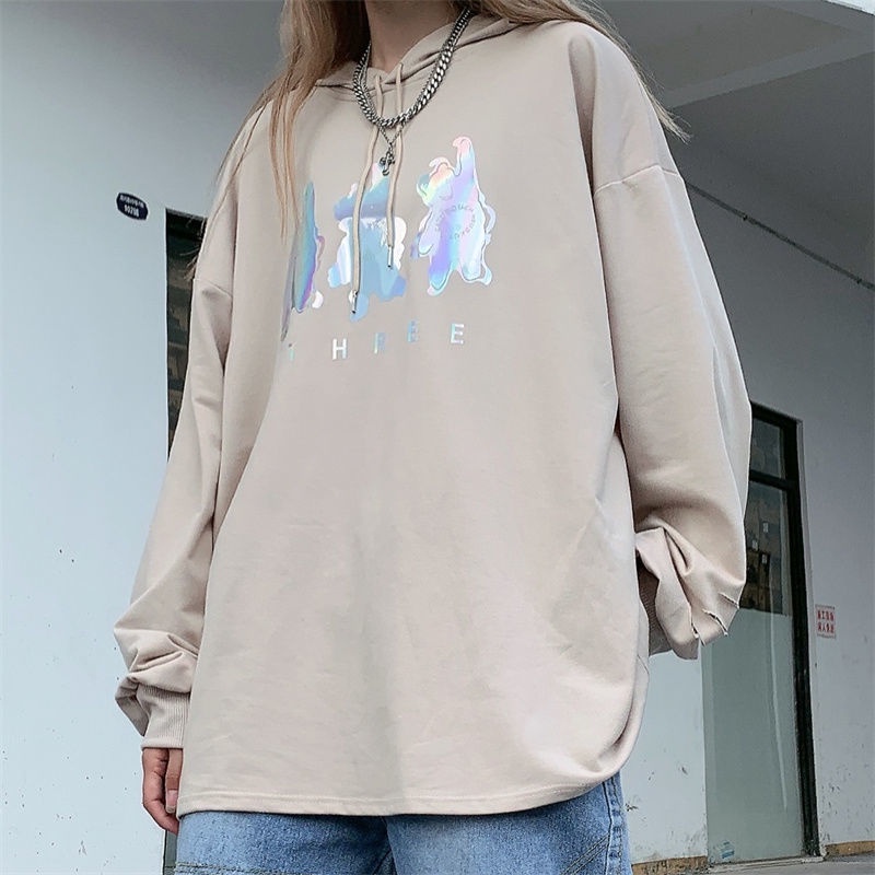 Lỗ rộng áo len trùm đầu áo len dài tay thời trang tất cả - phù hợp