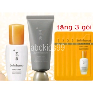 [ 1 tặng 1] Mặt nạ đất sét+ first care 8ml làm trắng da , se khít lỗ chân lông Sulwhasoo mini 35ml( hàng tách set kg hộp