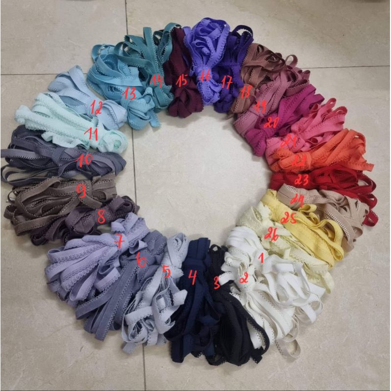 Chun ren viền dùng may quần chíp,quần áo ngủ... ( cuộn 4,5 m -5 m )
