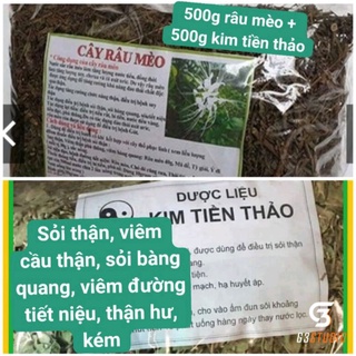Combo kim tiền thảo, râu mèo