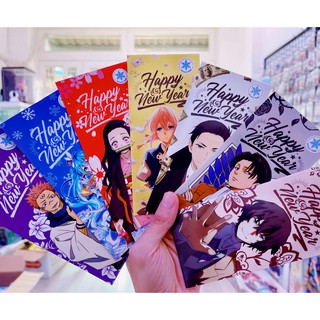 Set 7 Bao Lì Xì Anime Với 7 Nhân Vật Khác Nhau