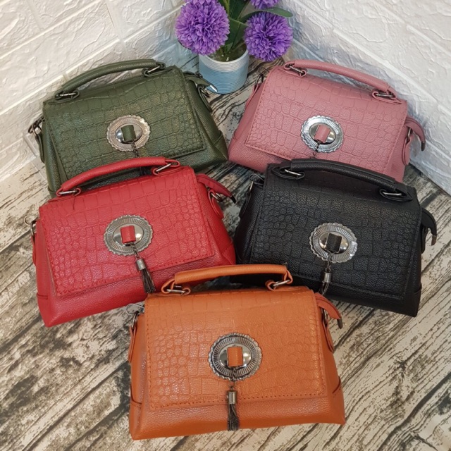 Túi tua ba ngăn da mềm