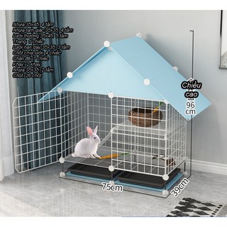 SET CHUỒNG CHÓ, MÈO, THỎ LƯỚI LẮP GHÉP ĐA NĂNG (TẶNG CHỐT BÚA LẮP RÁP) (nhiều màu sắc lựa chọn) (Kiều Hoa Store)