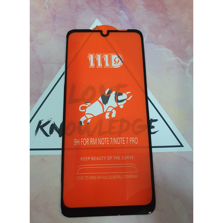 KínH cường lực Full màn hình 111D Xiaomi Mi Note 7 - PKCTB