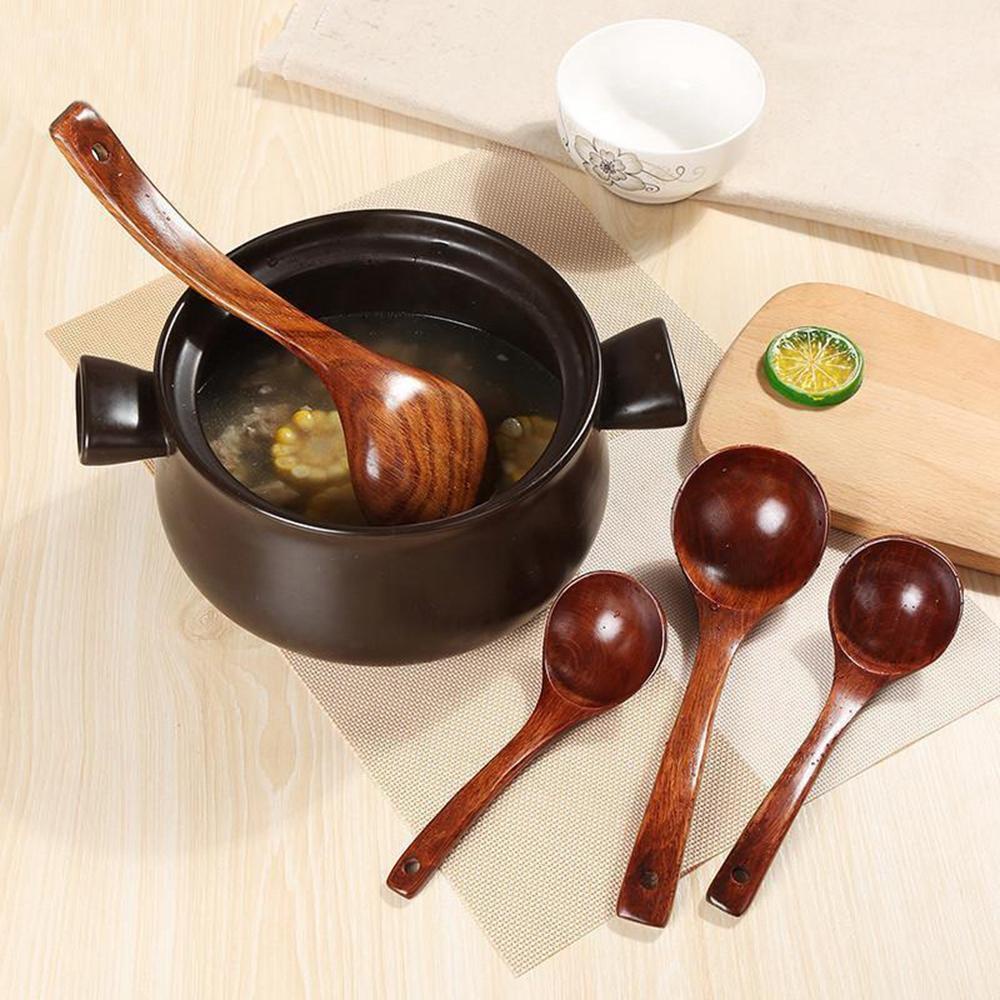 YIYU Muỗng Múc Canh Chống Dính Tay Cầm Dài Tiện Dụng