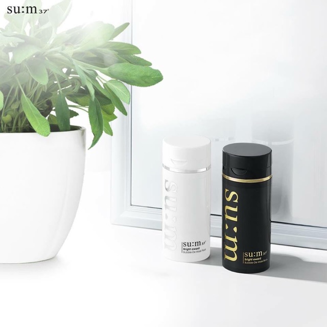 5 gói mặt nạ sủi bọt thải độc da Su:m37 (đen)