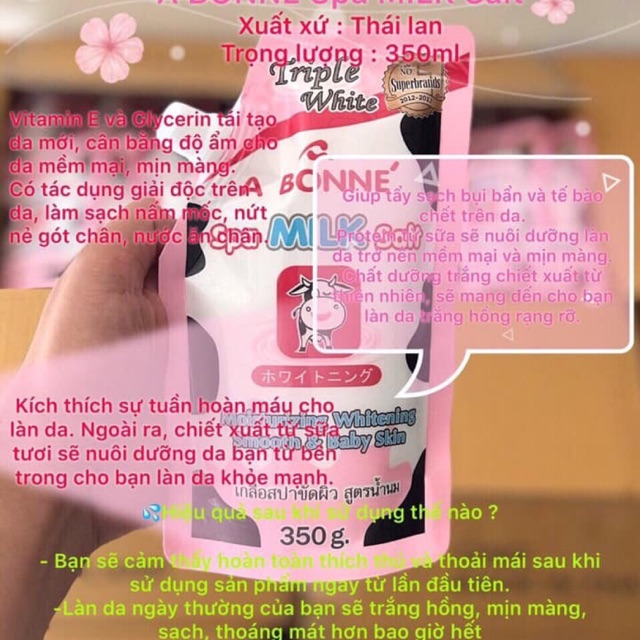 Muối bò tẩy da chết Thái Lan
