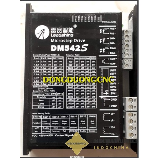 Bộ động cơ step size 86, momen 6.8Nm, tùy chon driver trong ảnh