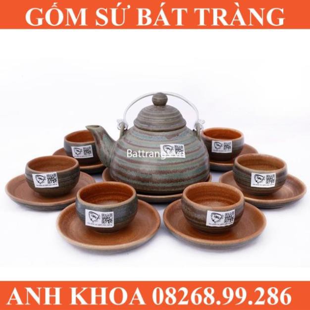 Ấm Chén Nghệ Nhân Tô Thanh Sơn Bát Tràng - Gốm sứ Bát Tràng Anh Khoa