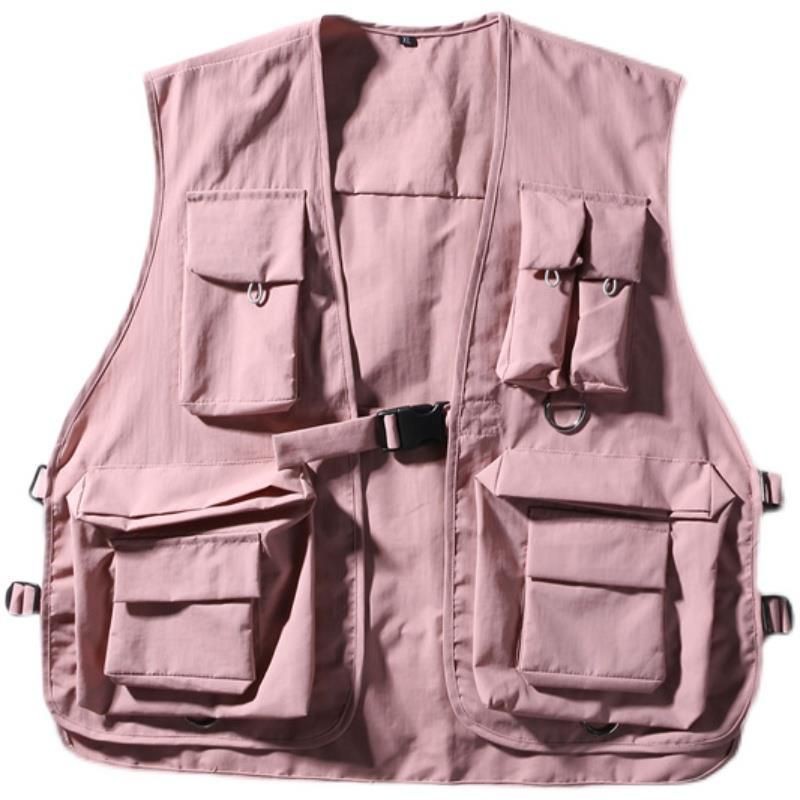 Áo khoác gile kaki unisex