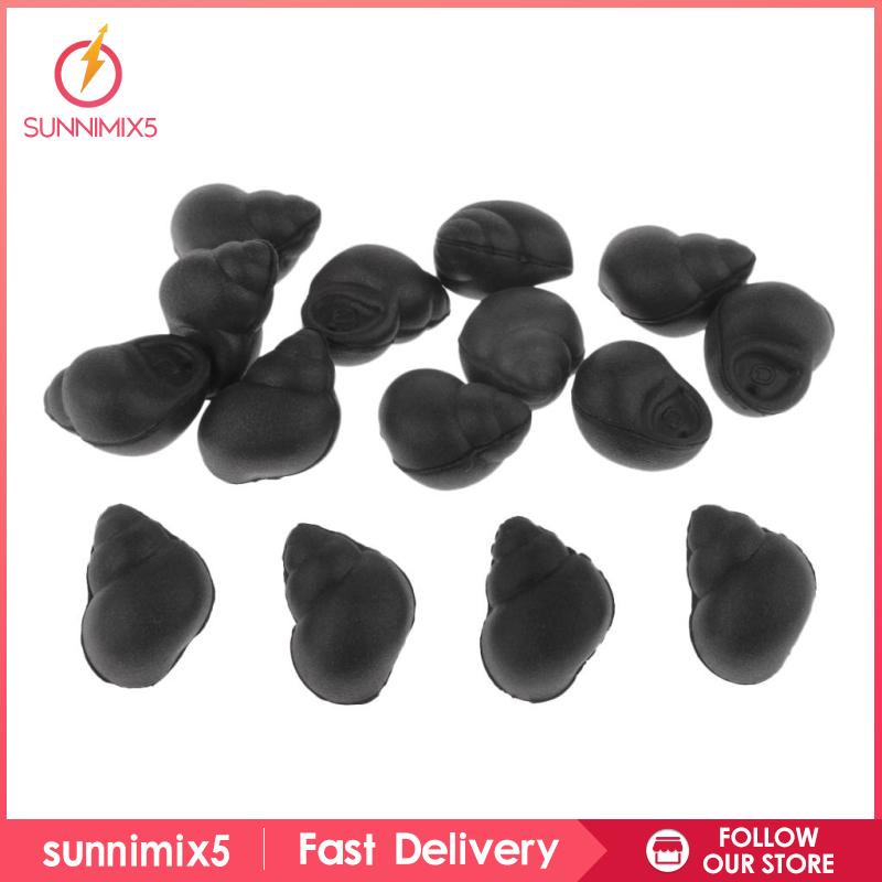 Set 15 Mồi Câu Cá Giả Hình Ốc Sên Màu Đỏ
