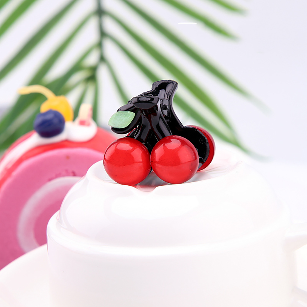 Kẹp Tóc Hình Trái Cherry Nhiều Màu Thời Trang Cho Nữ