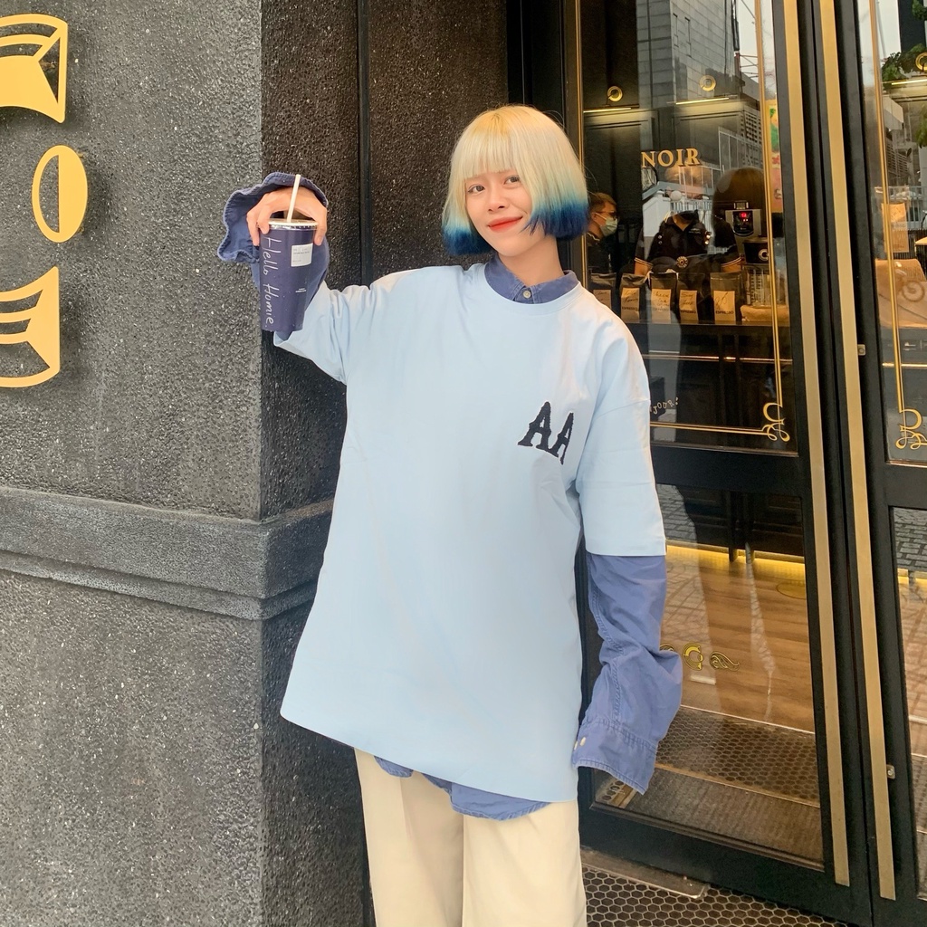 Áo Thun BOO Unisex Dáng Oversized Vải Cotton Cao Cấp Thêu Xù Logo AA BOOLAAB
