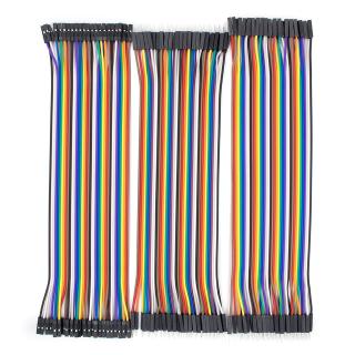 Dây cáp Dupont 2.54mm 20cm/10cm 40 chấu nối chui cắm với chui cắm + cổng cắm với chui cắm + cổng cắm với cổng cắm