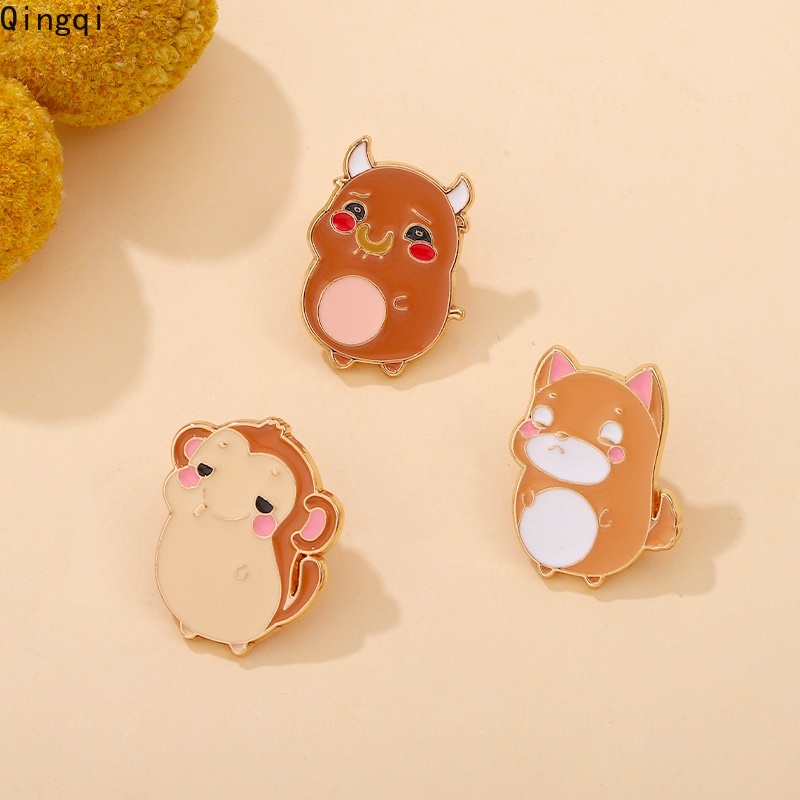 Ghim cài áo MISS ZOE hình động vật hoạt hình đáng yêu