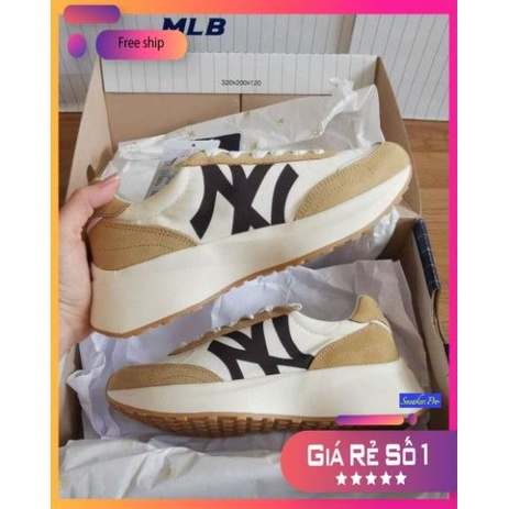 Giày thể thao 𝐌𝐋 𝐁 Chunky Jogger vàng độn đế mẫu mới, bản cao cấp, cá tính cho nam nữ (FULL BOX + SALE)