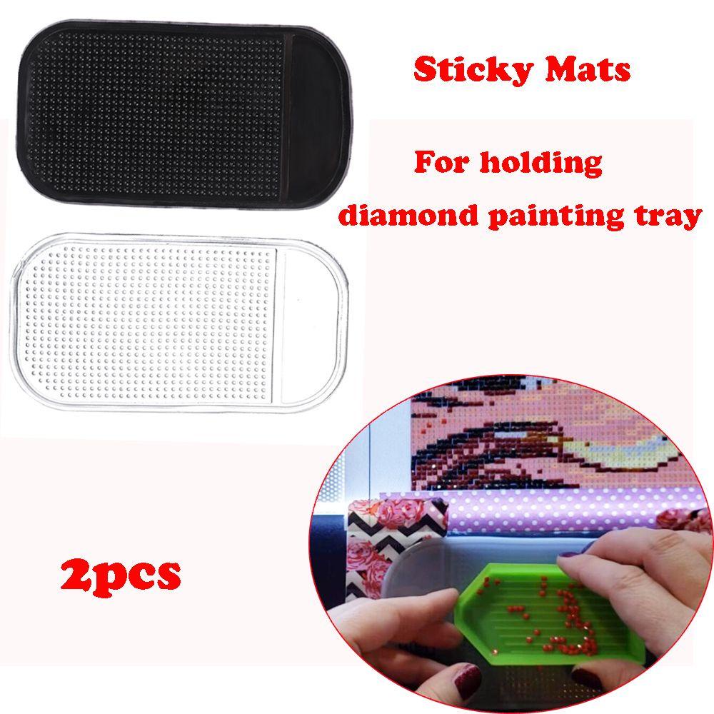 Bộ 2 Tấm Thảm Dán Ma Thuật Dùng Thêu Tranh Chữ Thập DIY